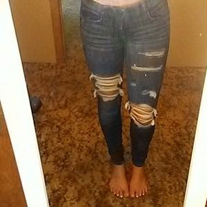 NWOT American eagle ripped jeggings